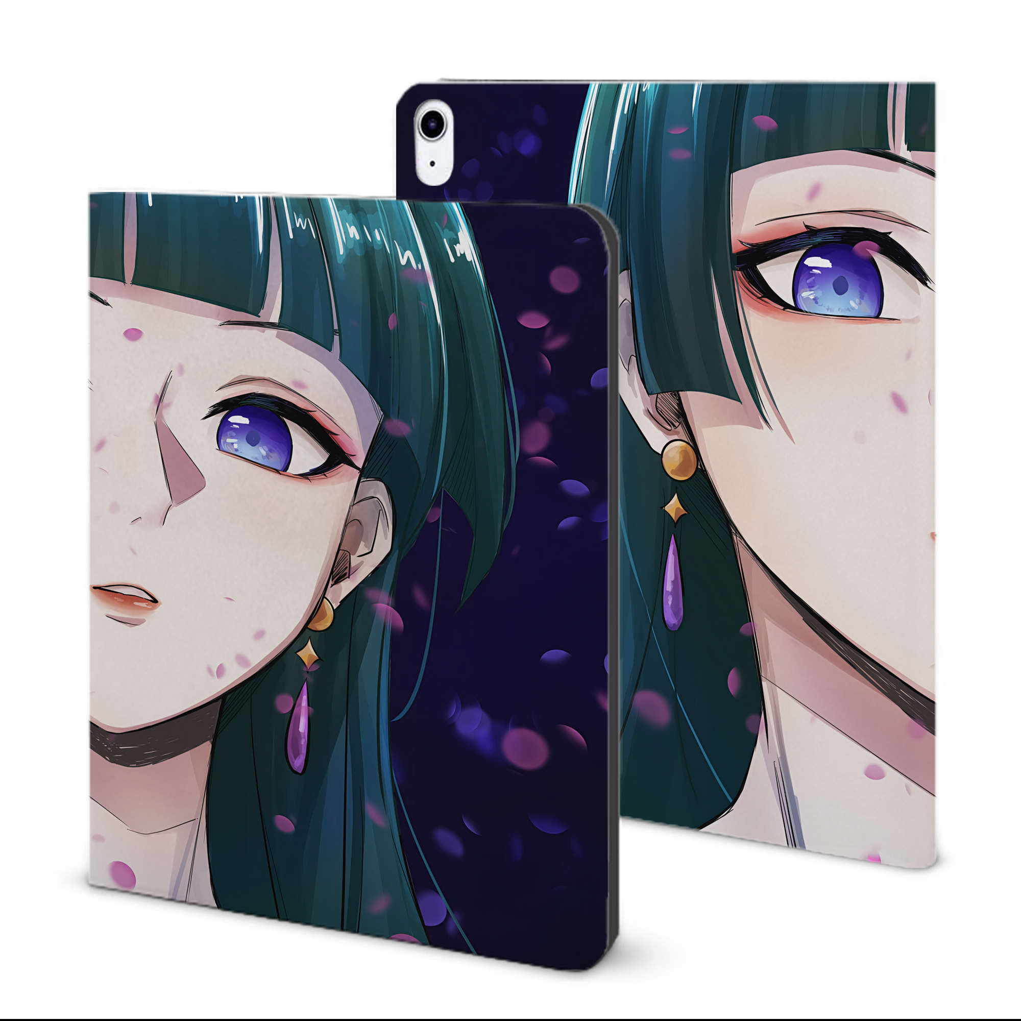 （画像用） 薬屋のひとりごと The Apothecary Diaries IPad ケース ブック型 PUレザー TPU 耐衝撃 軽量 薄型 ペン収納なし 全面保護 IPad 各モデル対応